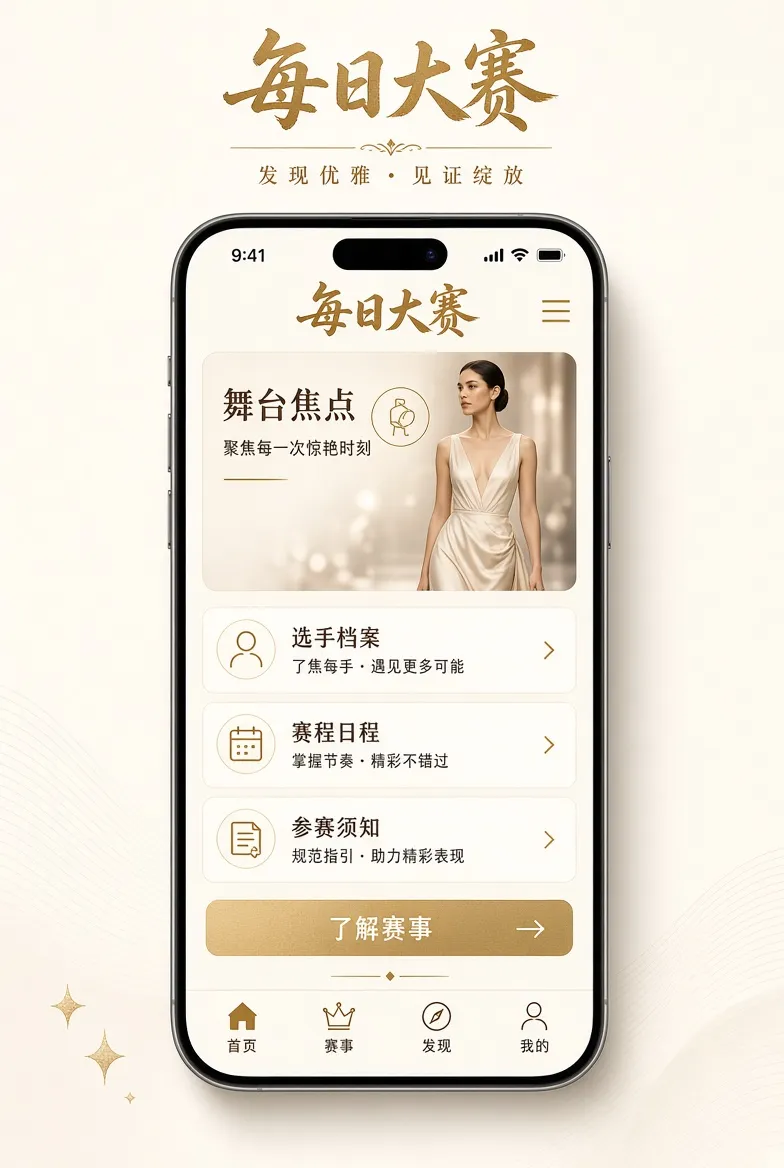 每日大赛APP界面